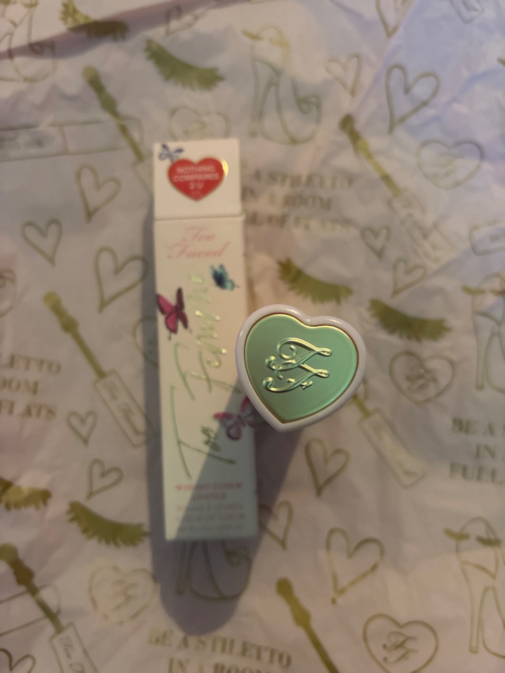 Too Faced Too Femme Heart Core Lipstick Nothing Compares 2 U - Picture 2 of 3